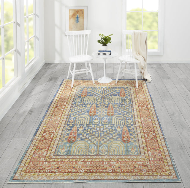 Momeni Isabella Isa - 8 Blue Rugs - Momeni - isabeisa - 8blu2030