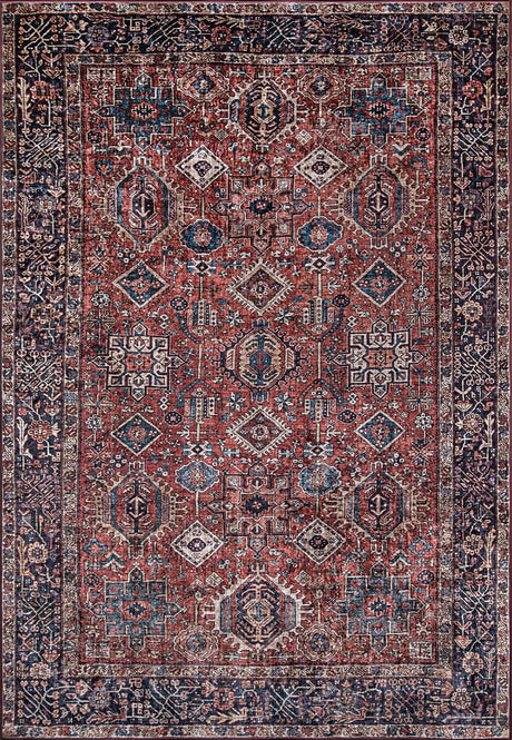 Momeni Karachi Kar - 2 Rust Rugs - Momeni - karackar - 2rst2030