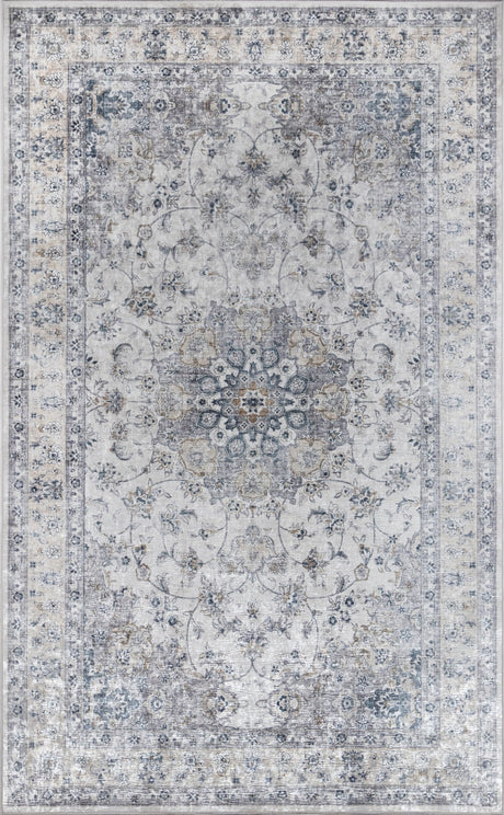 Momeni Karachi Kar - 7 Grey Rugs - Momeni - karackar - 7gry2030