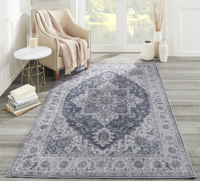 Momeni Karachi Kar - 8 Grey Rugs - Momeni - karackar - 8gry2030