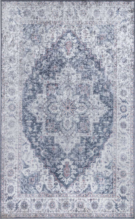 Momeni Karachi Kar - 8 Grey Rugs - Momeni - karackar - 8gry2030