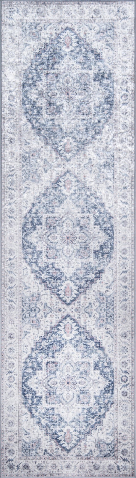 Momeni Karachi Kar - 8 Grey Rugs - Momeni - karackar - 8gry2380