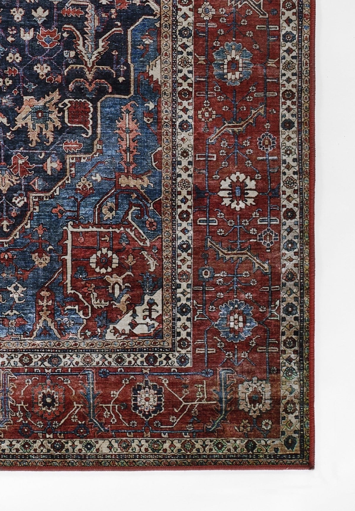 Momeni Karachi Kar11 Navy Rug - Momeni - karackar11nvy2030