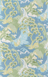 Momeni Madcap Cottage Embrace Road To Canton Emb - 2 Blue Rugs - Momeni - embraemb - 2blu2030