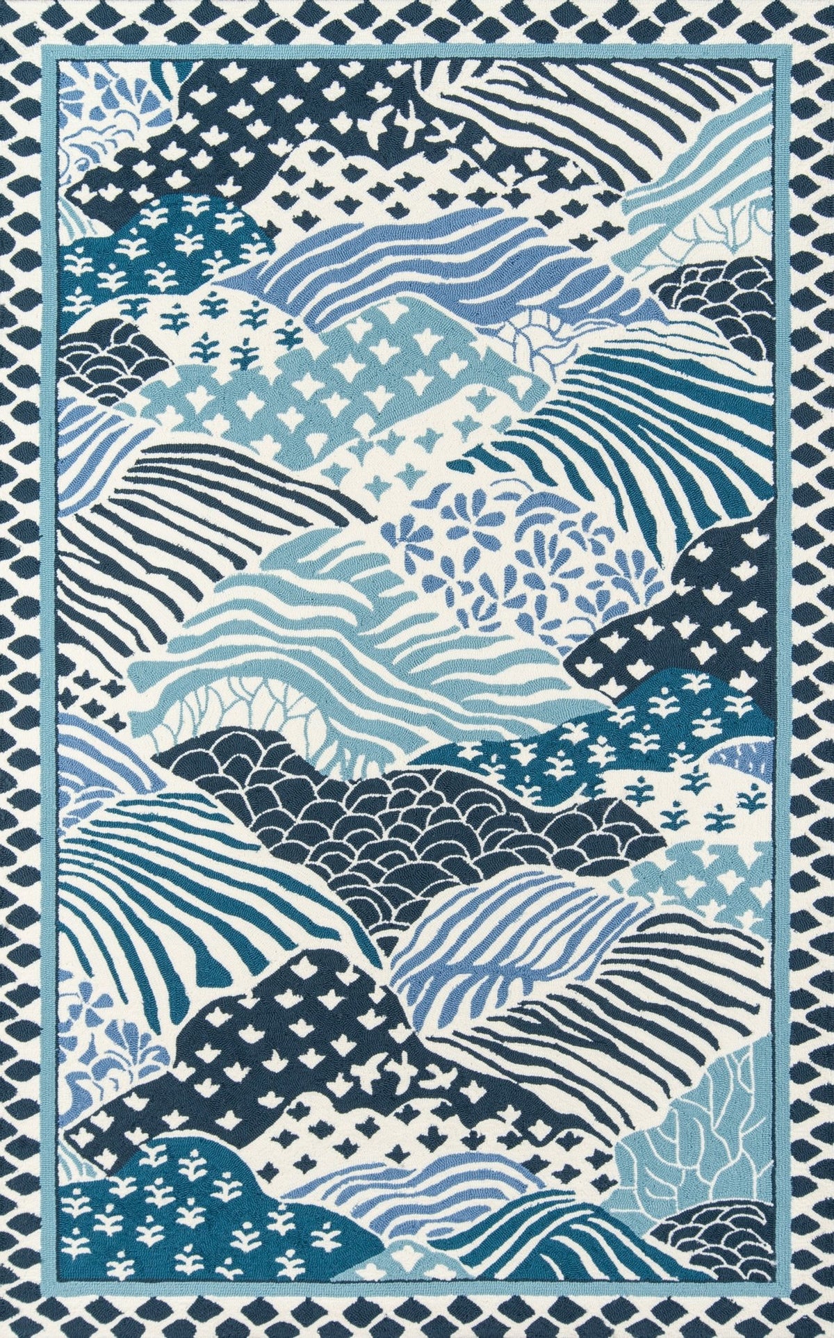 Momeni Madcap Cottage Under A Loggia Windsor Park Und - 1 Blue Rug - Momeni - underund - 1blu2030