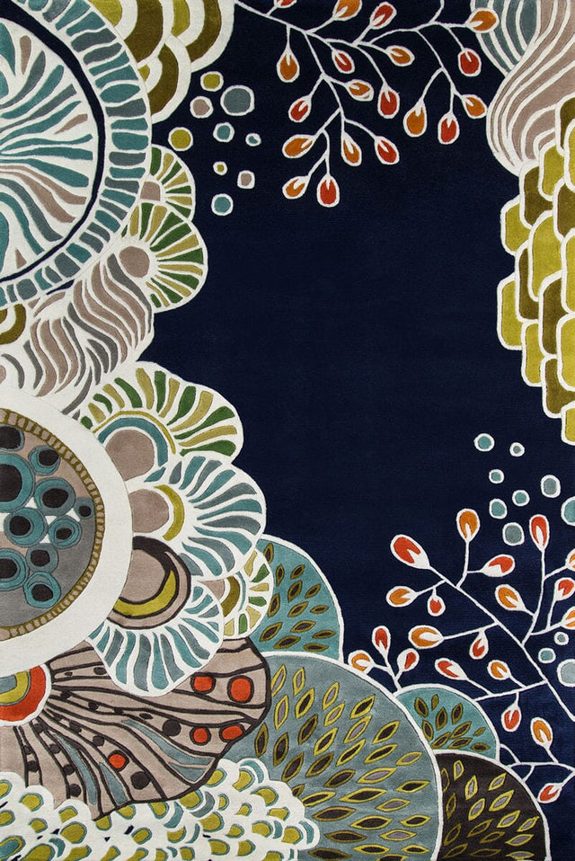 Momeni New Wave Nw146 Navy Rugs - Momeni - newwanw146nvy3656
