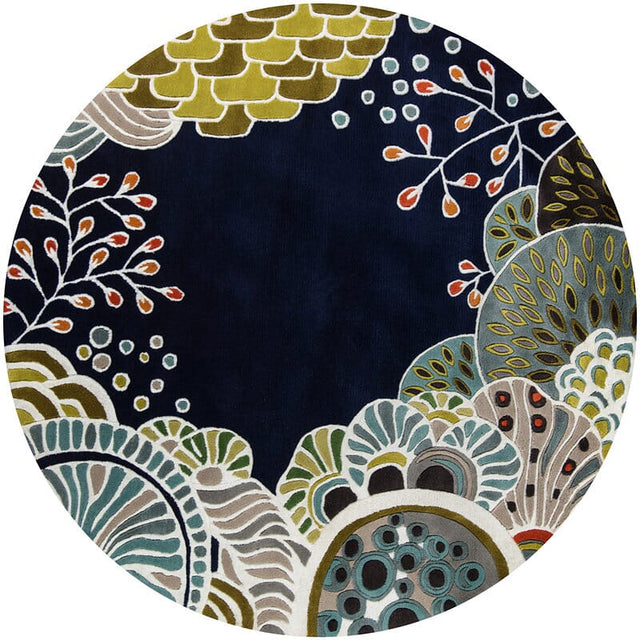 Momeni New Wave Nw146 Navy Rugs - Momeni - newwanw146nvy590r