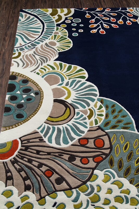 Momeni New Wave Nw146 Navy Rugs - Momeni - newwanw146nvy590r