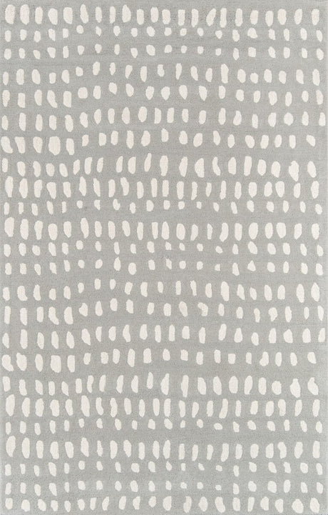 Momeni Novogratz Delmar Boho Dots Del11 Grey Rugs - Momeni - delmadel11gry3656