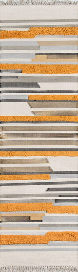 Momeni Novogratz Indio Feliz Ind - 6 Mustard Rugs - Momeni - indioind - 6mst237a