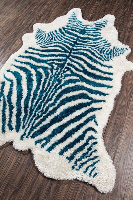 Momeni Novogratz Kalahari Domesticated Kal - 1 Turquoise Rugs - Momeni - kalahkal - 1tqs3656