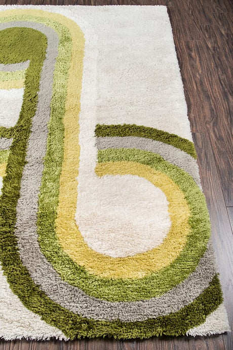 Momeni Novogratz Retro Ret - 3 Green Rugs - Momeni - retroret - 3grn2376