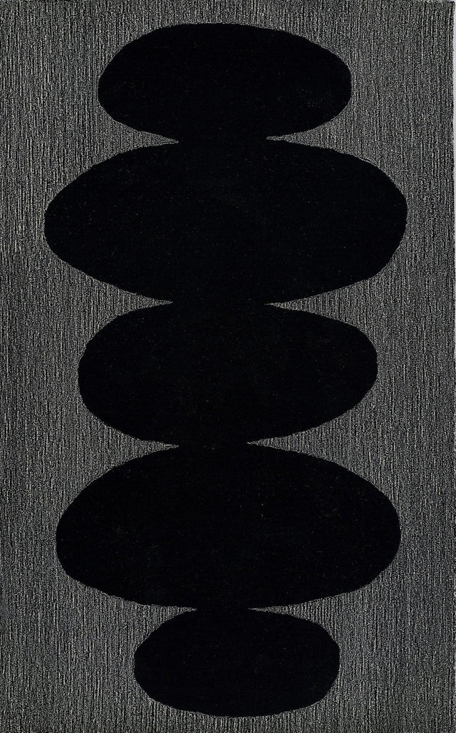 Momeni Simba Sim - 9 Black Rugs - Momeni - simbasim - 9blk2030