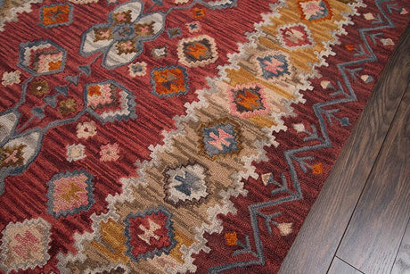 Momeni Tangier Tan - 1 Red Rugs - Momeni - tangitan - 1red2030