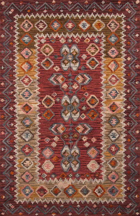 Momeni Tangier Tan - 1 Red Rugs - Momeni - tangitan - 1red2030