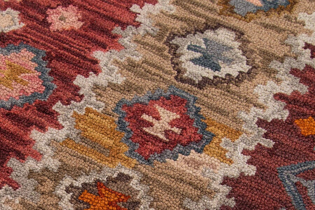 Momeni Tangier Tan - 1 Red Rugs - Momeni - tangitan - 1red2380