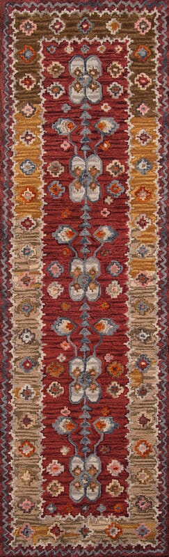 Momeni Tangier Tan - 1 Red Rugs - Momeni - tangitan - 1red2380