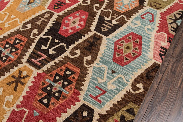 Momeni Tangier Tan - 2 Multi Rugs - Momeni - tangitan - 2mti2030