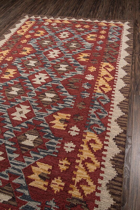 Momeni Tangier Tan - 7 Red Rugs - Momeni - tangitan - 7red2380