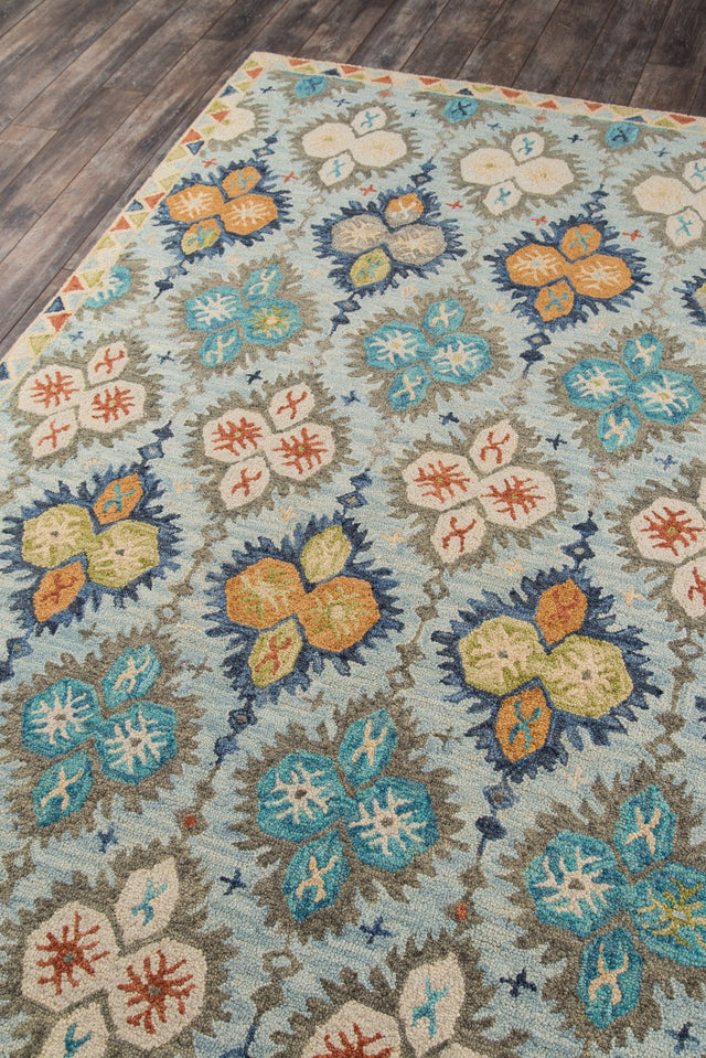 Momeni Tangier Tan17 Blue Rug - Momeni - tangitan17blu2030