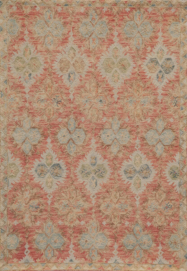 Momeni Tangier Tan17 Red Rugs - Momeni - tangitan17red2030