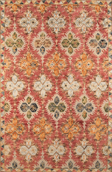 Momeni Tangier Tan17 Red Rugs - Momeni - tangitan17red2030