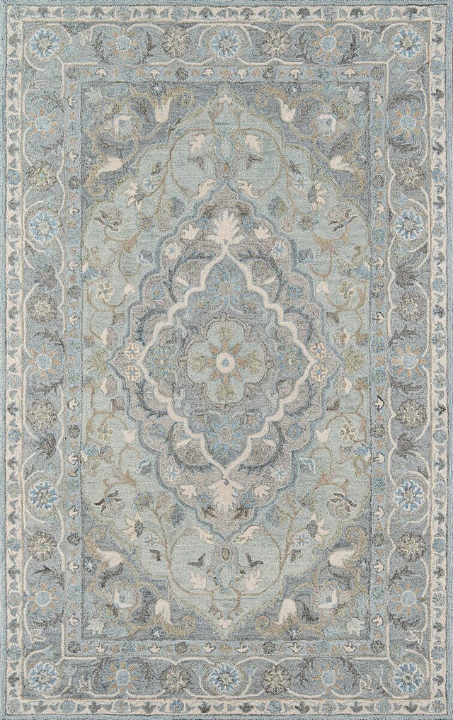 Momeni Tangier Tan33 Blue Rugs - Momeni - tangitan33blu2030