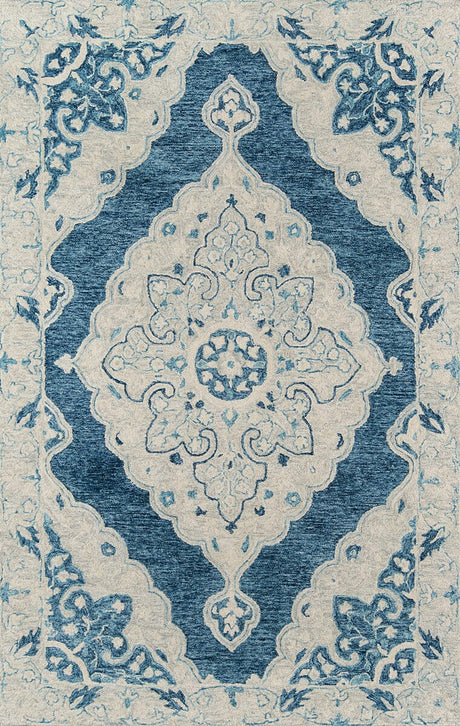 Momeni Tangier Tan36 Blue Rugs - Momeni - tangitan36blu2030