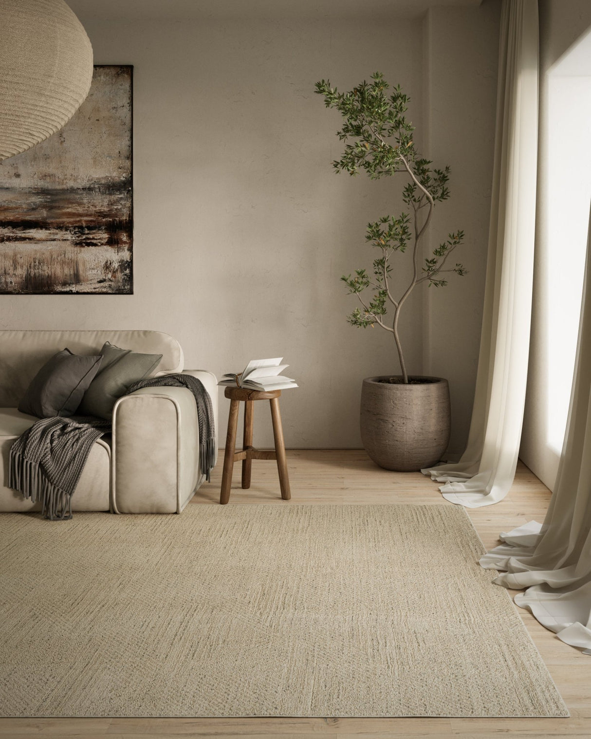 Momeni Wren Wre - 5 Ivory Rug - Momeni - wren0wre - 5ivy5373