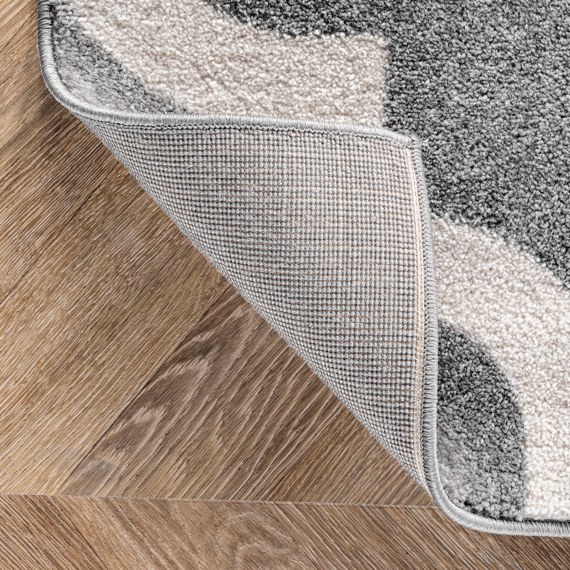 Nuloom Meeker Trellis Rzpl02A Gray Area Rug