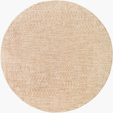 Livabliss Masterpiece Mpc-2302 Beige, Tan, Medium Brown Rug - round flat view