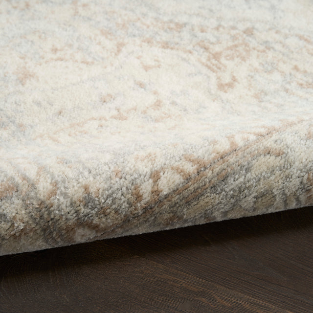 Nourison Quarry QUA18 Machine Made Beige Rug