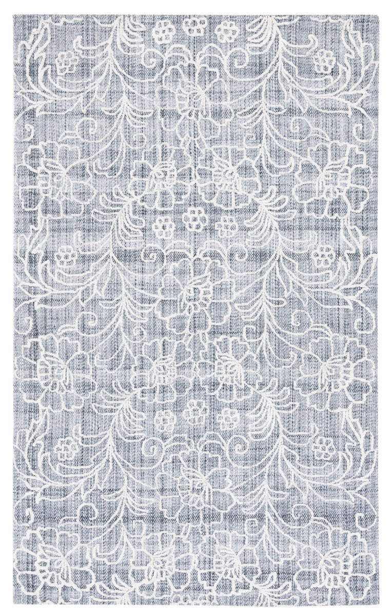 Safavieh Marbella Mrb323H Dark Grey/Ivory Area Rug