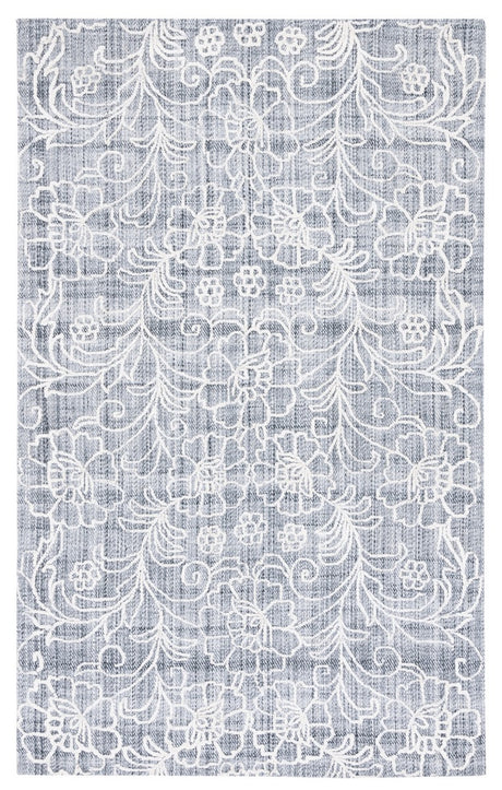 Safavieh Marbella Mrb323H Dark Grey/Ivory Rug.