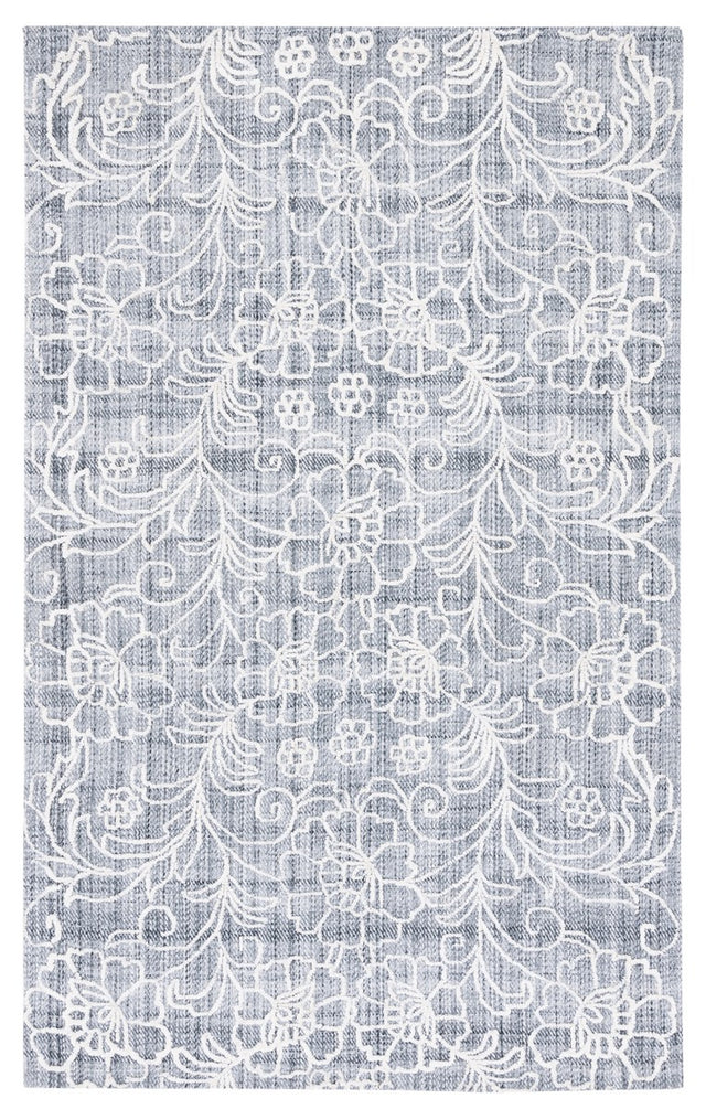 Safavieh Marbella Mrb323H Dark Grey/Ivory Rug.