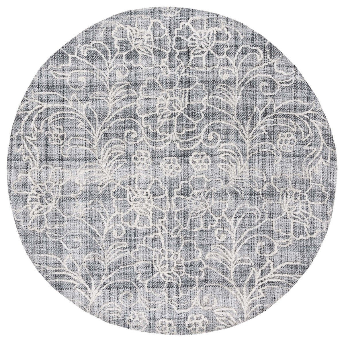 Safavieh Marbella Mrb323H Dark Grey/Ivory Area Rug