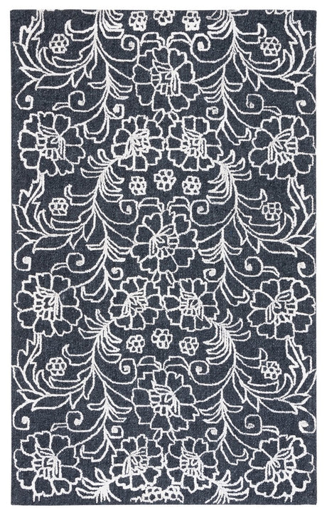 Safavieh Marbella Mrb323Z Black/Ivory Rug.