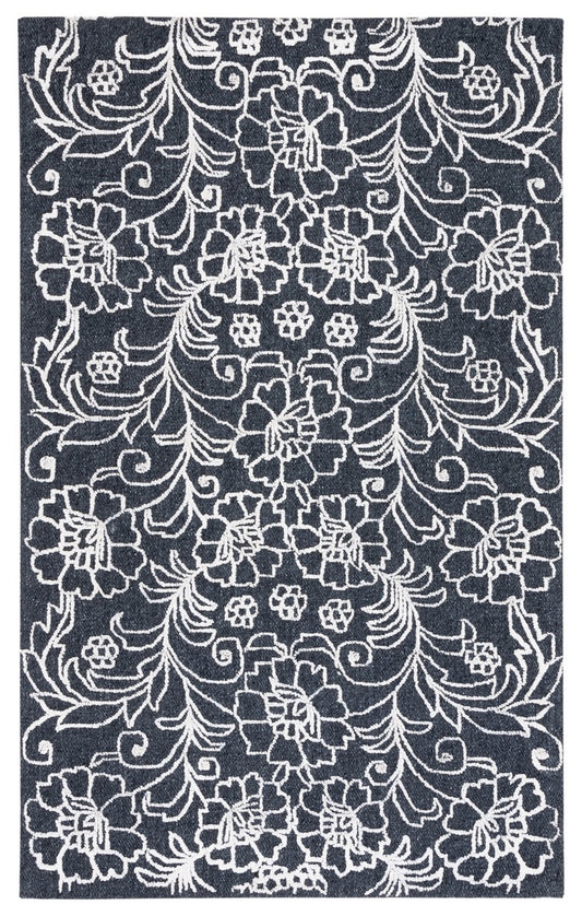 Safavieh Marbella Mrb323Z Black/Ivory Area Rug