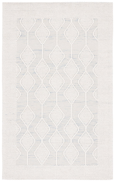 Safavieh Marbella Mrb428M Ivory/Blue Rug.