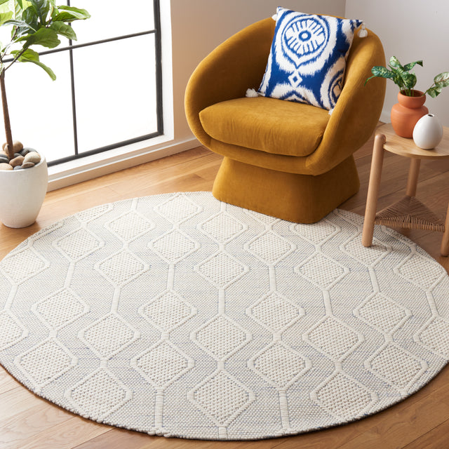 Safavieh Marbella Mrb428M Ivory/Blue Rug.