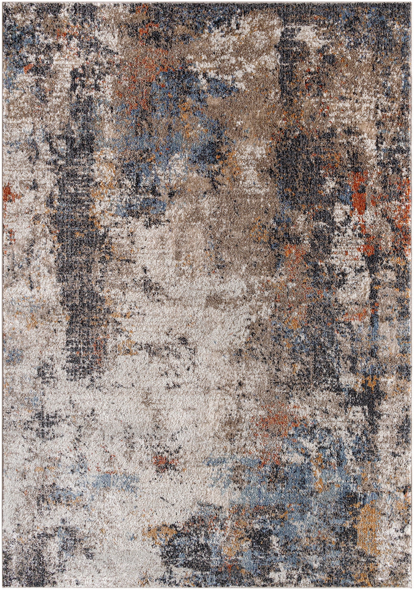 Surya Merengue Mrg-2303 Pale Slate, Grey, Dark Grey, Sage, Eggplant, Nickel, Metallic - Silver, Taupe Area Rug