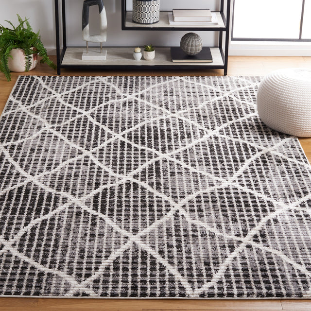 Safavieh Marrakesh Mrk204H Charcoal/Ivory Rug.