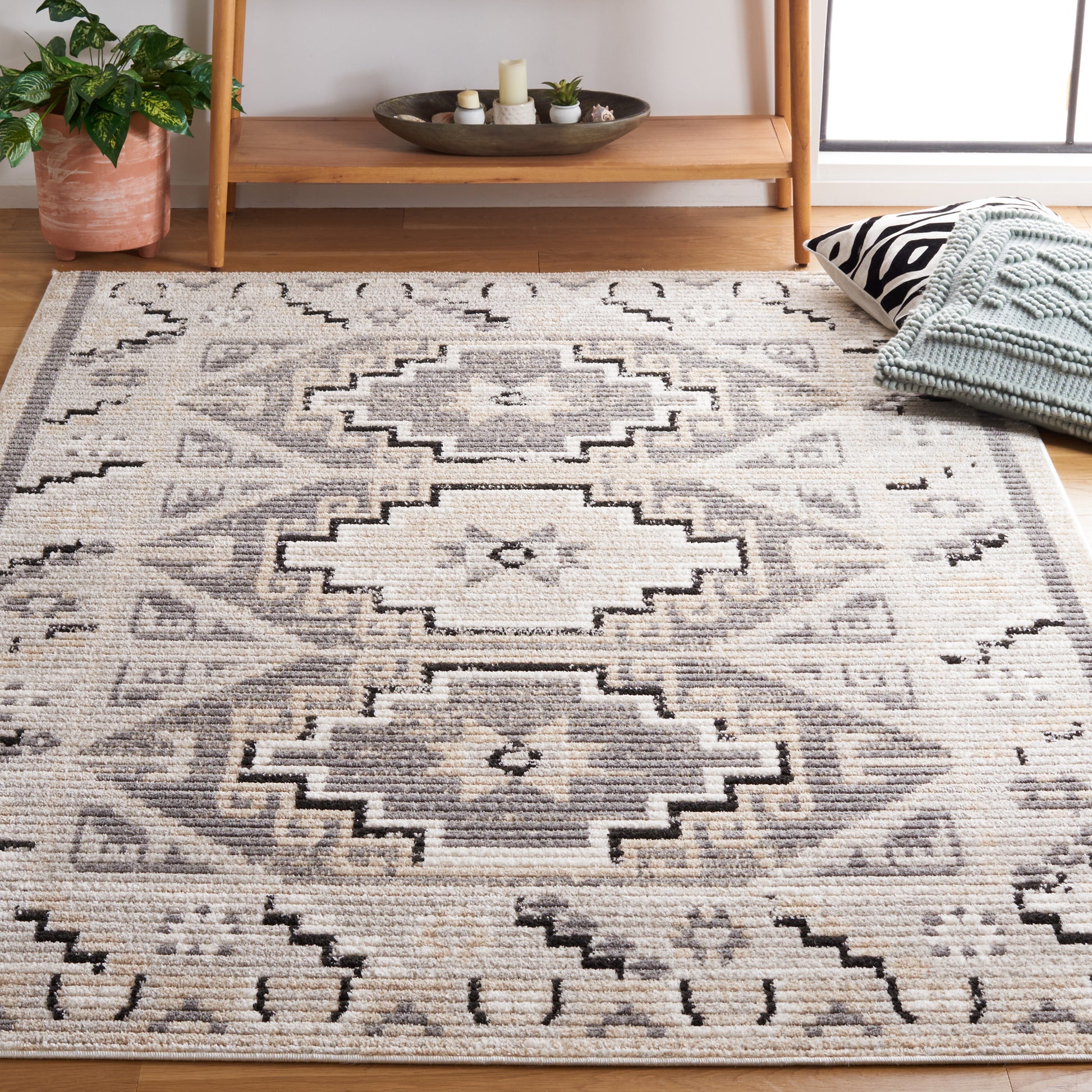 Safavieh Marrakesh Mrk206A Beige/Grey Area Rug