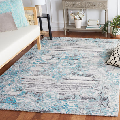 Safavieh Marquee Mrq122J Grey/Teal Area Rug