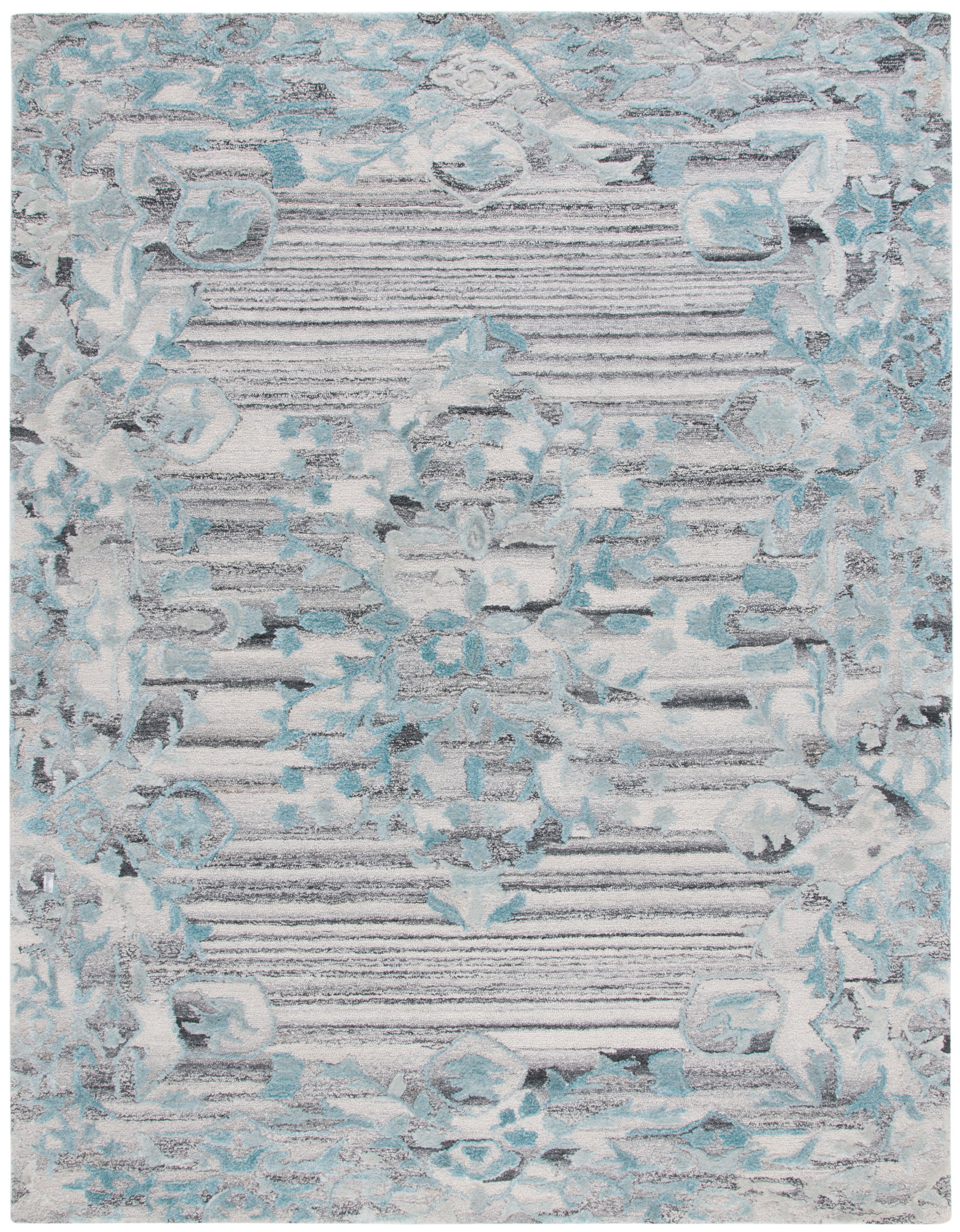 Safavieh Marquee Mrq122J Grey/Teal Area Rug