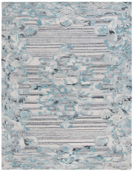 Safavieh Marquee Mrq122J Grey/Teal Rug.