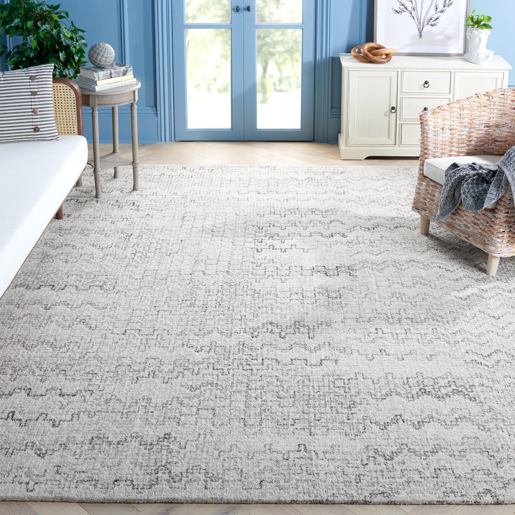 Safavieh Marquee Mrq123F Grey/Ivory Area Rug