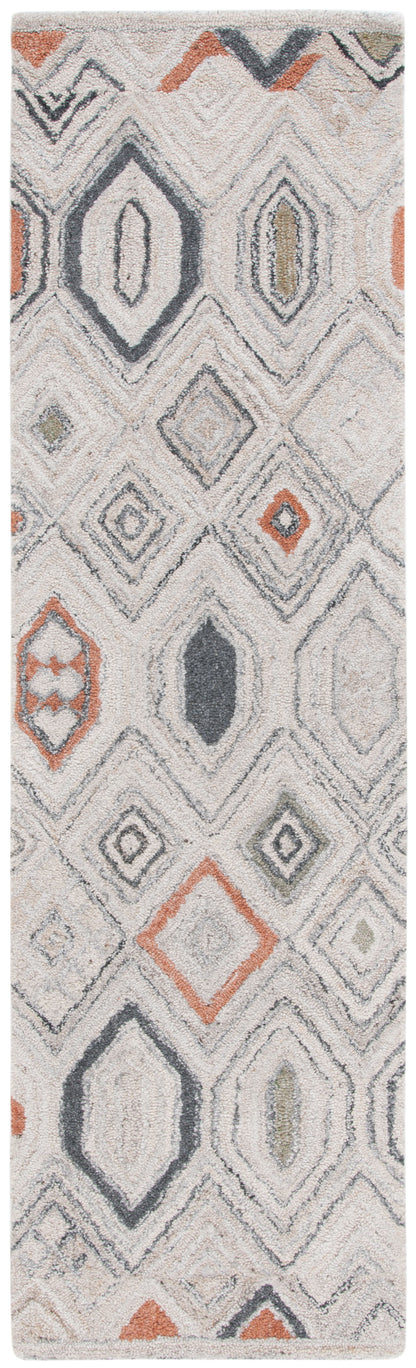 Safavieh Marquee Mrq124Q Rust/Grey Area Rug