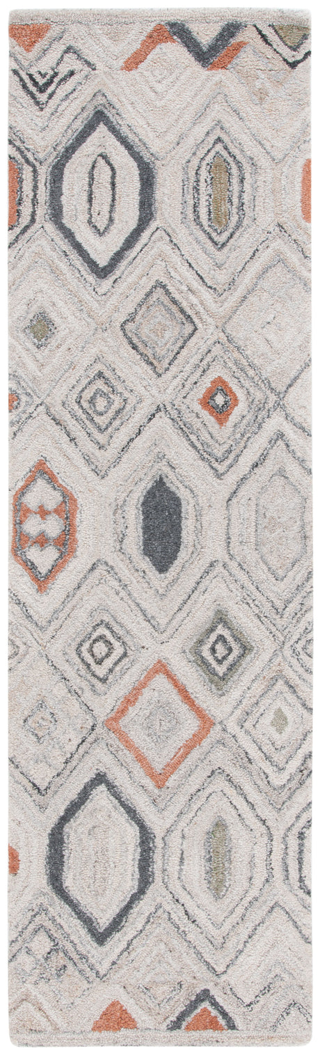 Safavieh Marquee Mrq124Q Rust/Grey Rug.