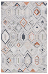 Safavieh Marquee Mrq124Q Rust/Grey Rug.